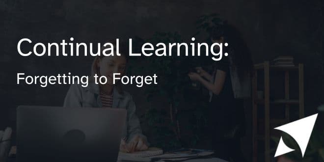 Continual Learning: Forgetting to Forget